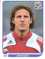 Jan Kozak Slovakia samolepka Panini World Cup 2010 #479